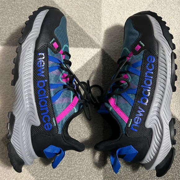 New Balance Shando 'Black Team Royal' Trail Running Sneakers Women's 10.5 WIDE - Picture 9 of 13